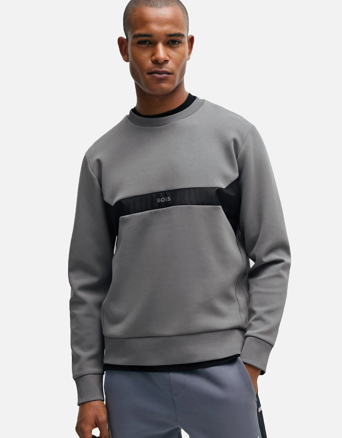 Boss Salbon Sweatshirt Medium Grey