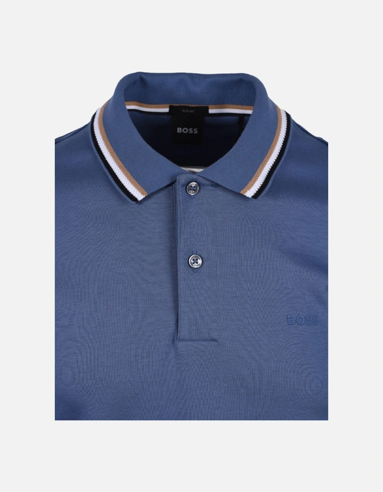 Boss Penrose 38 Polo Shirt Open Blue