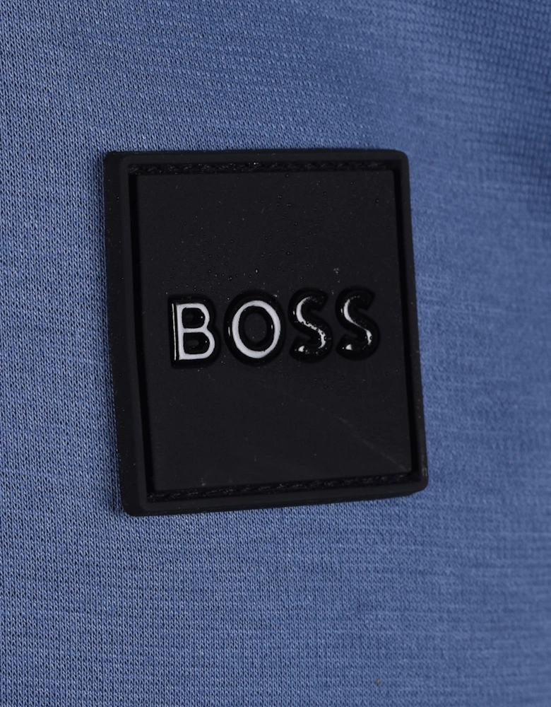 Boss Pado 08 Long Sleeved Polo Shirt Open Blue