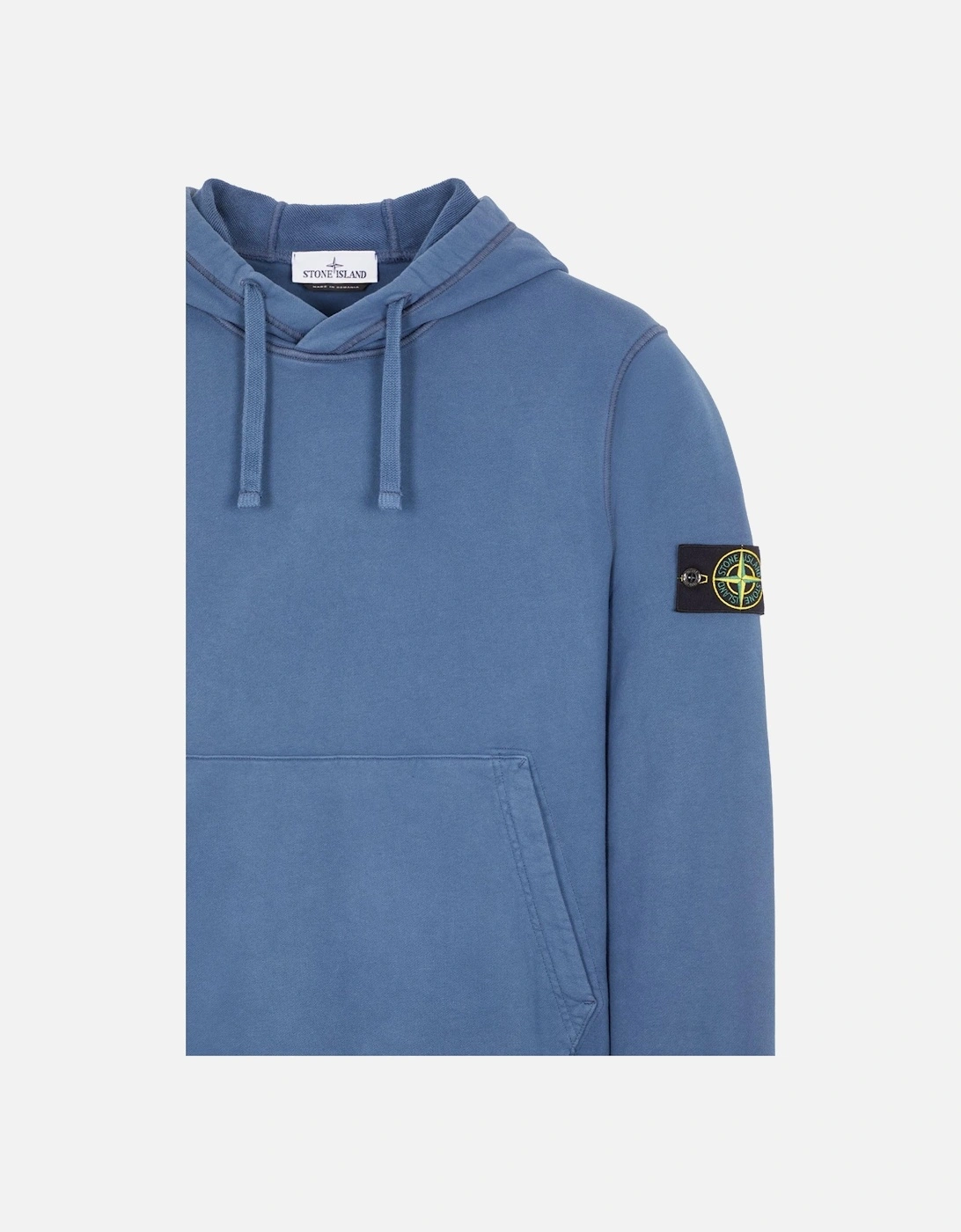 Classic Cotton Pullover Hoodie Blue