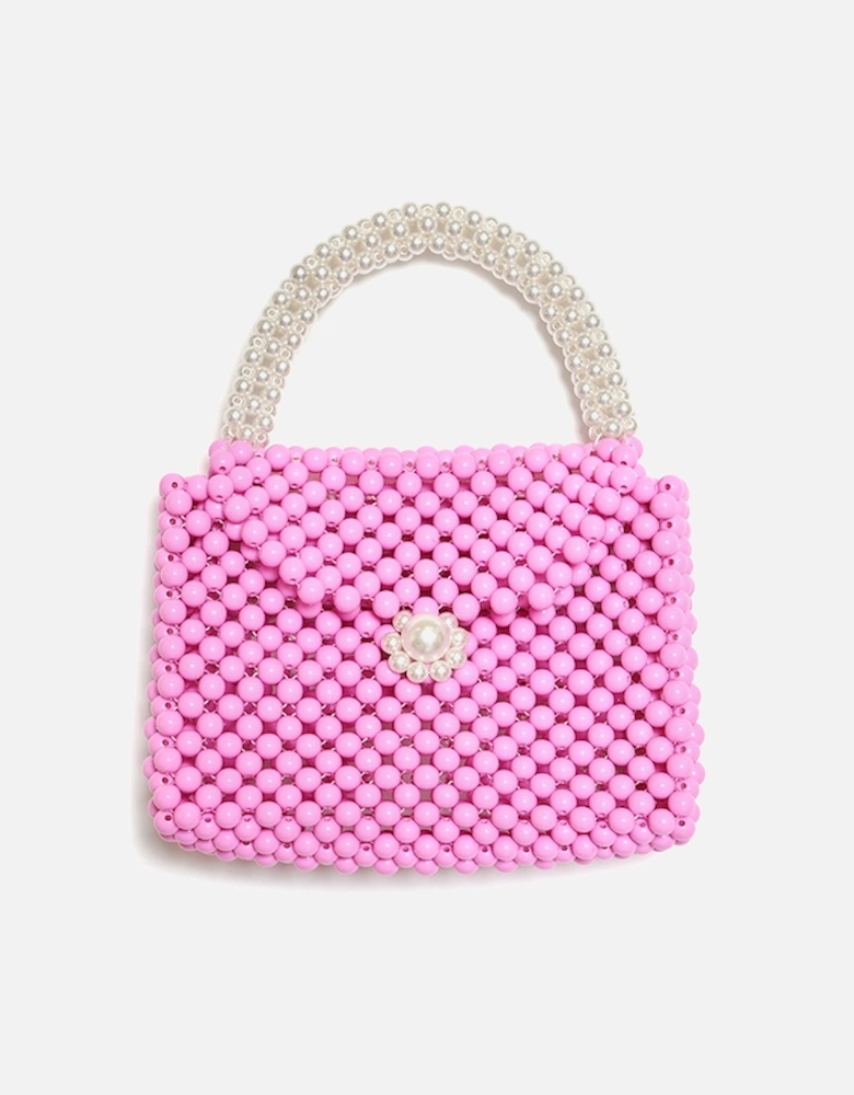 Women's Adorn Bead Bag - Pink