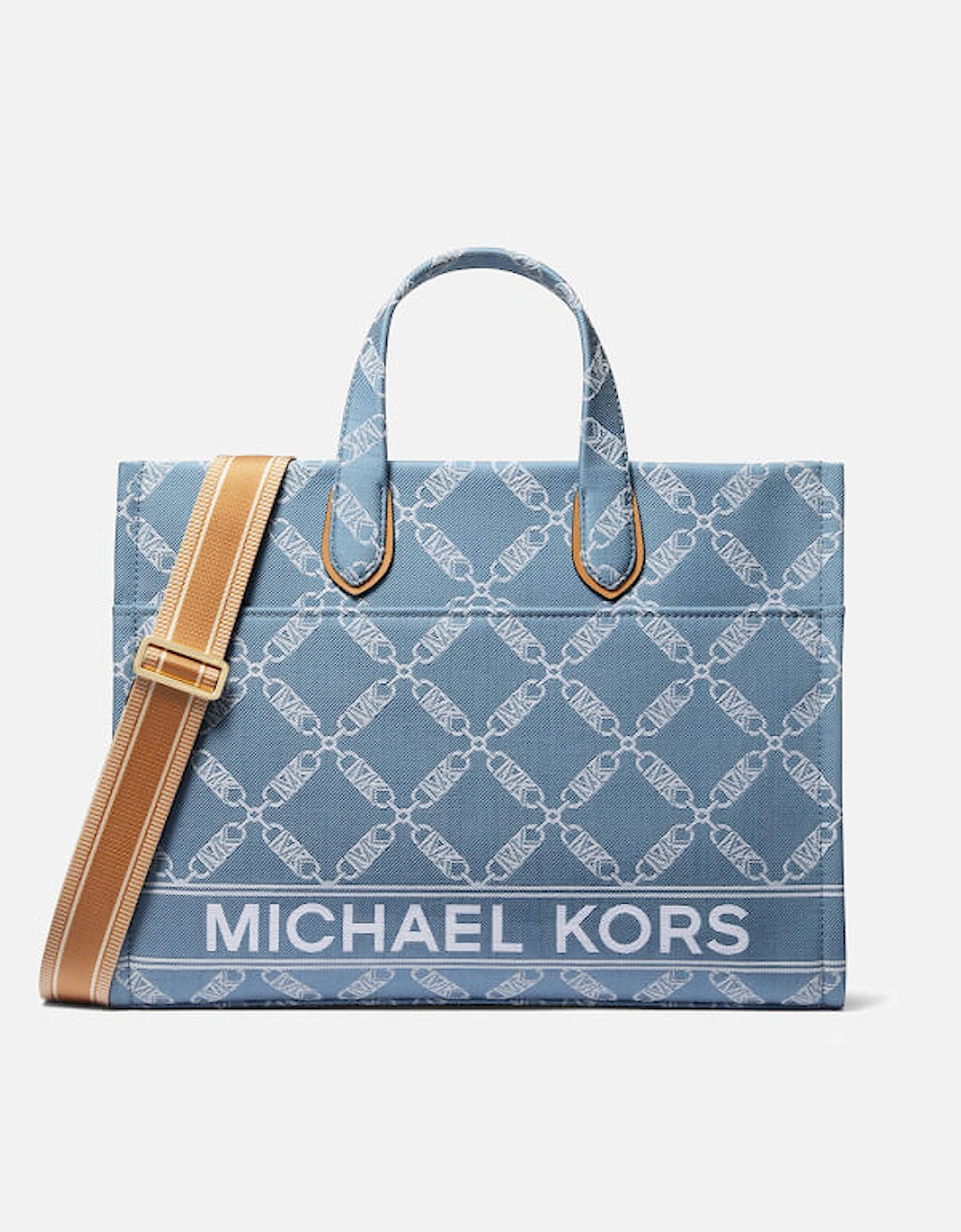 MICHAEL Gigi Large Denim Grab Tote Bag, 2 of 1