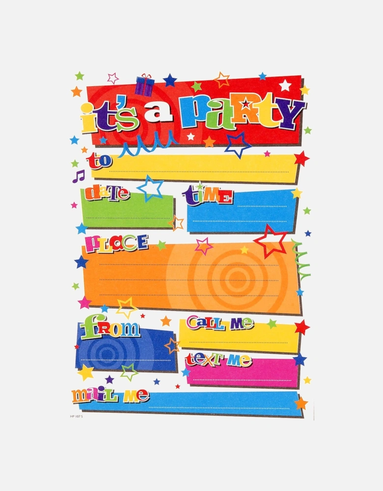 It?'s A Party Birthday Invitations (Pack of 20)