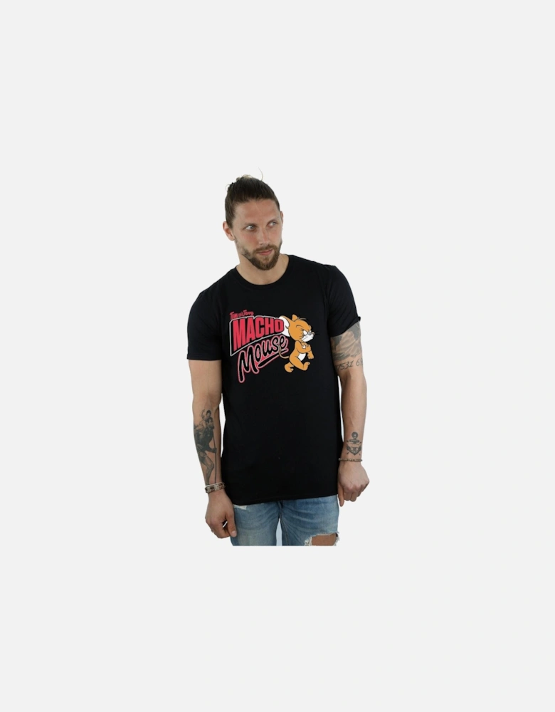 Tom And Jerry Mens Macho Mouse T-Shirt