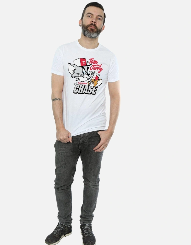 Tom And Jerry Mens Cat & Mouse Chase T-Shirt