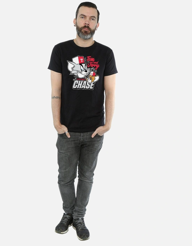 Tom And Jerry Mens Cat & Mouse Chase T-Shirt