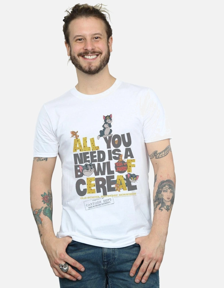 Tom And Jerry Mens All You Need Is T-Shirt