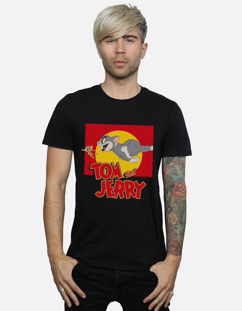 Tom And Jerry Mens Chase Scene T-Shirt