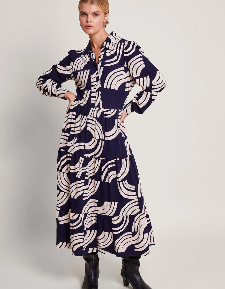 Nula Print Tier Dress