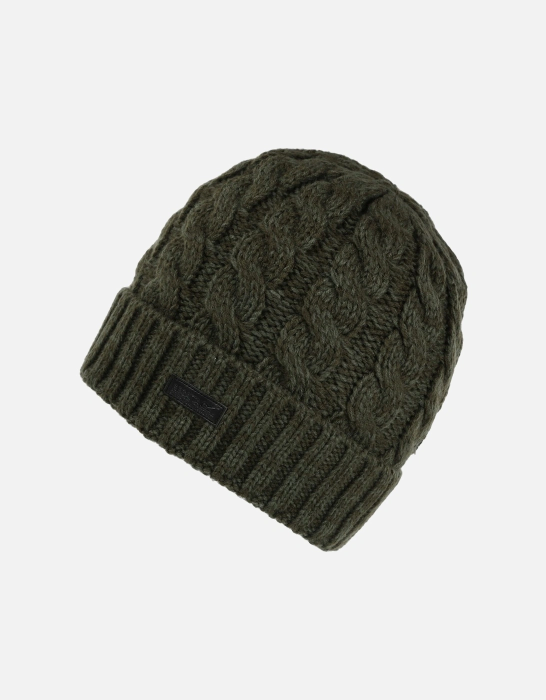 Mens Harrell Iii Cable Knit Winter Beanie Hat, 2 of 1