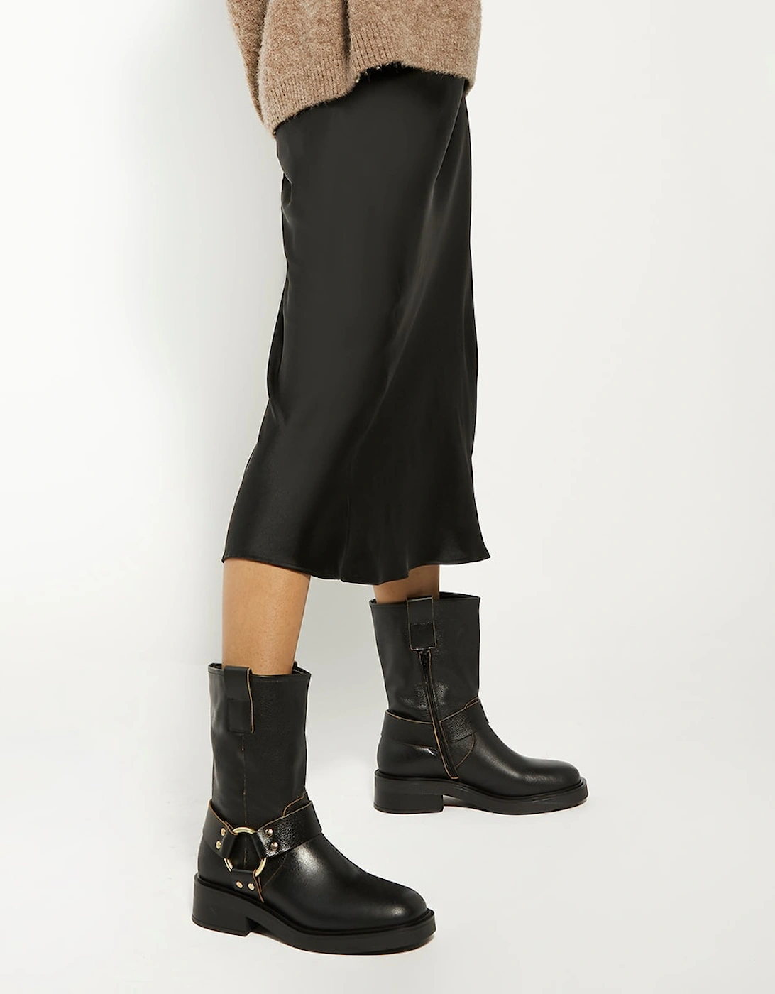 Ladies Pally - Casual Buckle Detail Ankle Boots