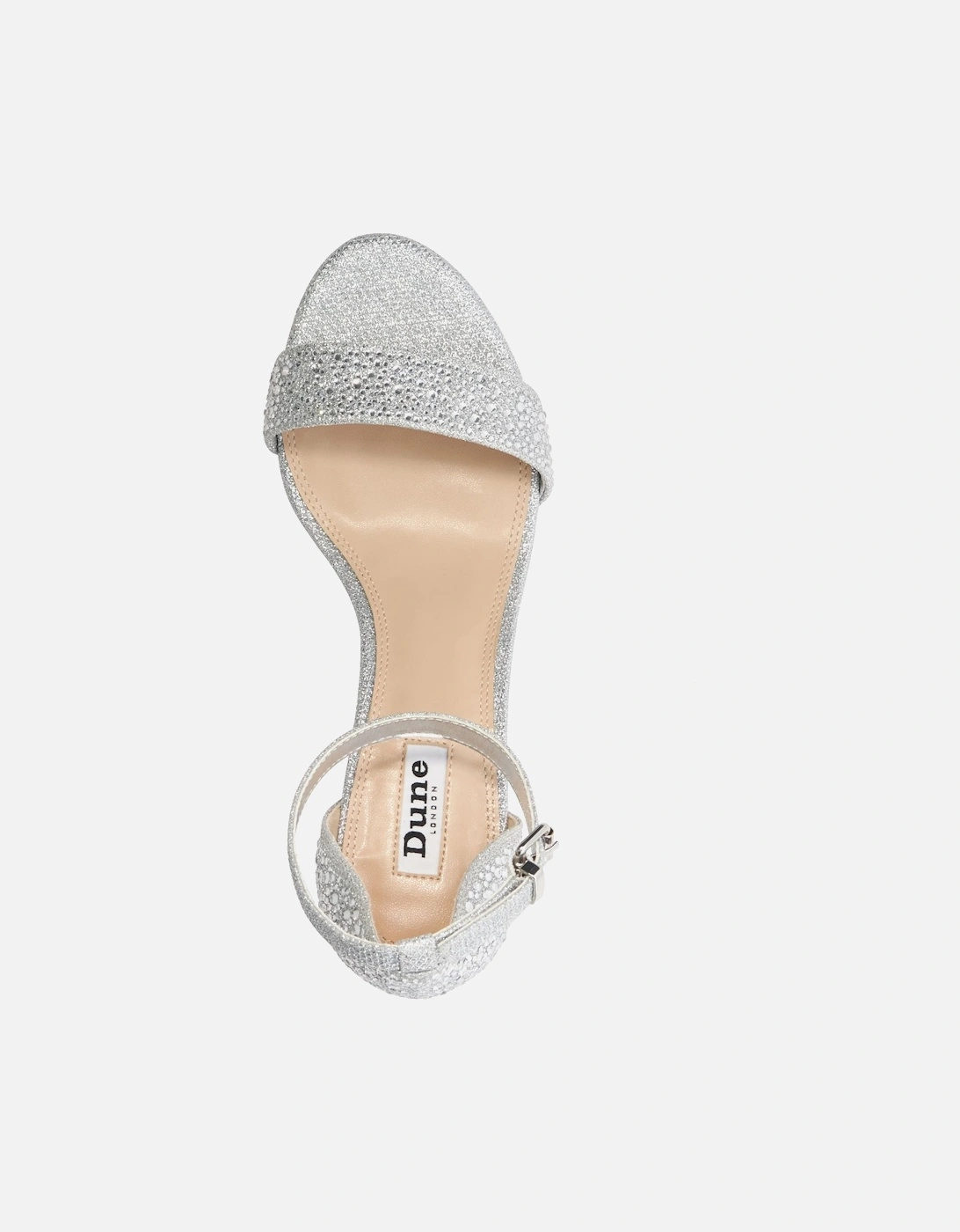 Ladies Mendes - Diamante Block-Heel Sandals