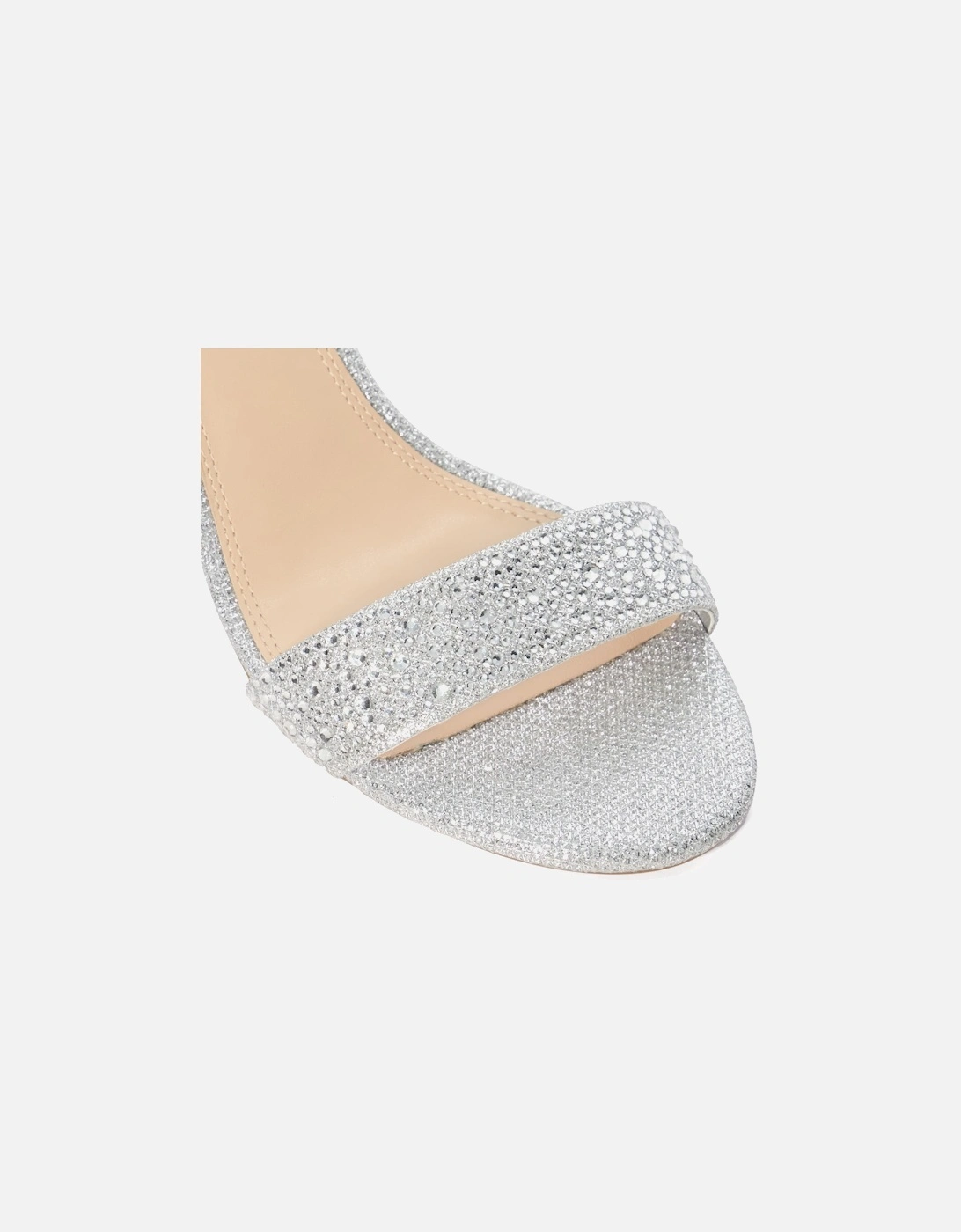 Ladies Mendes - Diamante Block-Heel Sandals