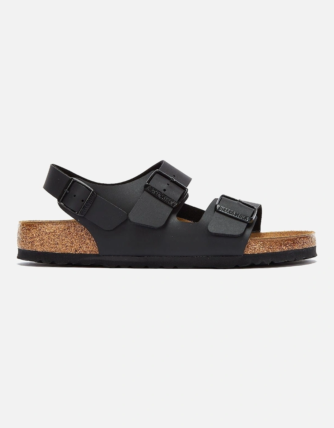 Milano Birko Flor Black Regular Sandals