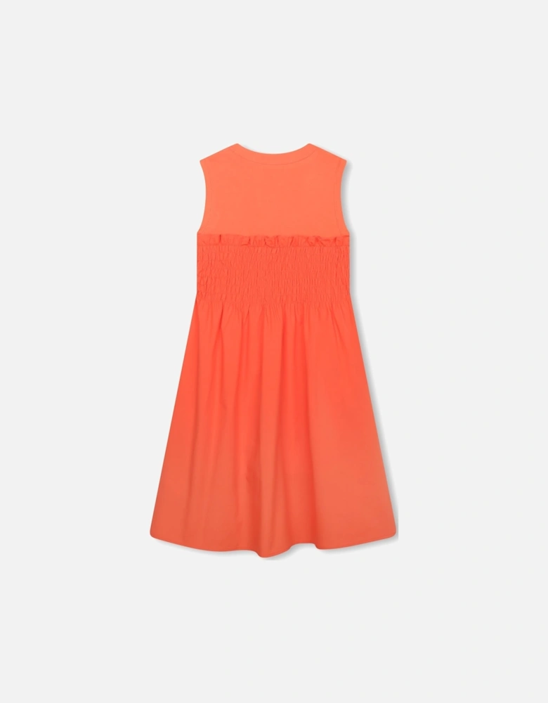 GIRLS PEACH DRESS