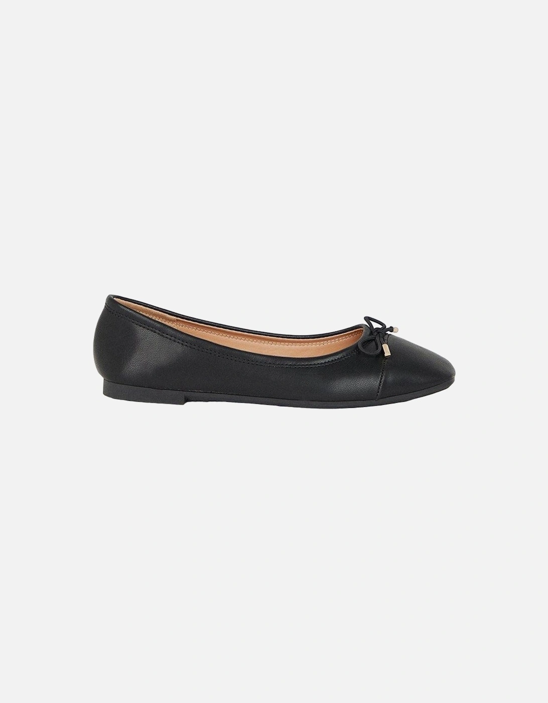 Womens/Ladies Petra Square Toe Comfort Ballerina Flats