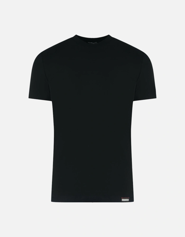 Icon Back Logo Black Underwear T-Shirt