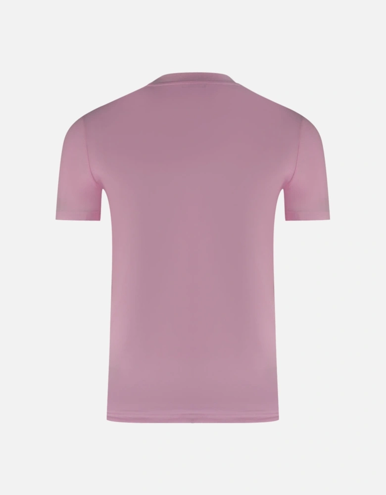 Logo on Sleeve Pink Underwear T-Shirt