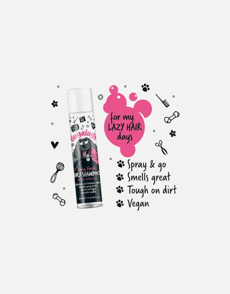 Dry Dog Shampoo Baby Fresh 200ml