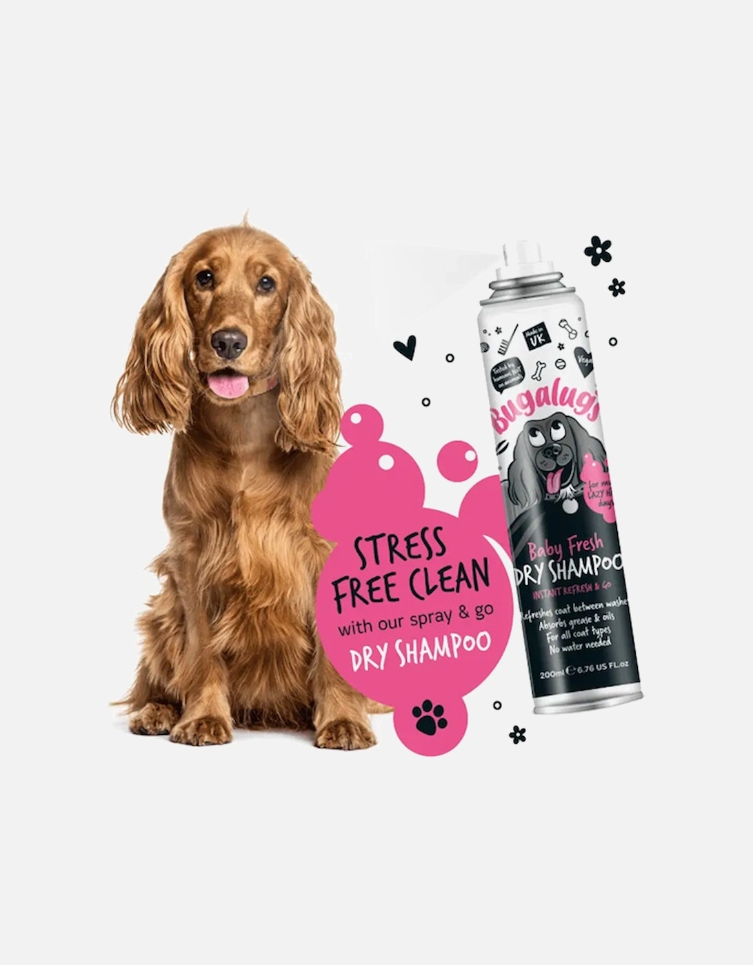 Dry Dog Shampoo Baby Fresh 200ml