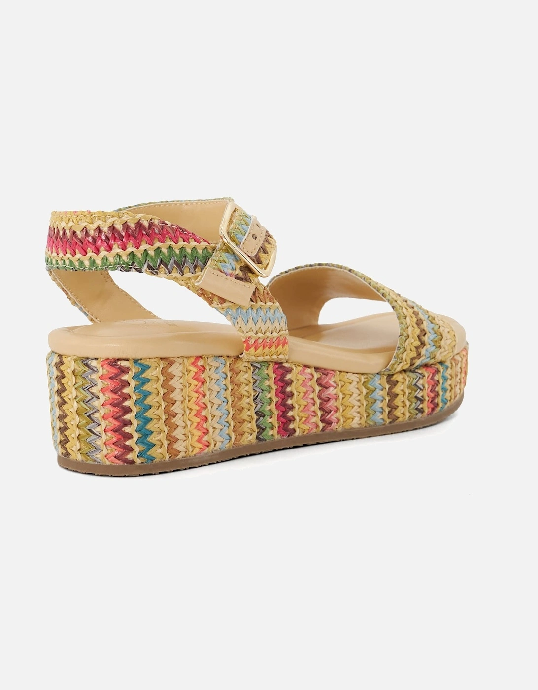Ladies Lazer - Rainbow Flatform Sandals
