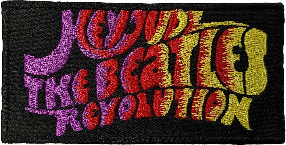 Hey Jude/Revolution Woven Iron On Patch, 2 of 1