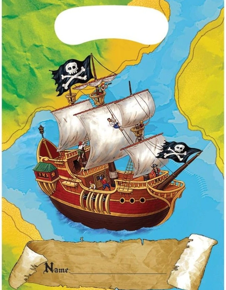Buried Treasure Pirate Party Bags (Pack of 8)