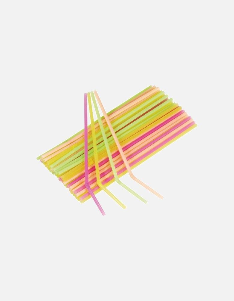 Neon Beach Straw (Pack of 40)