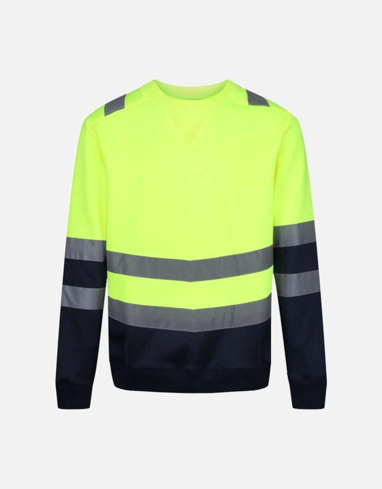 Professional Mens Hi Vis Reflective Sweater Jumper