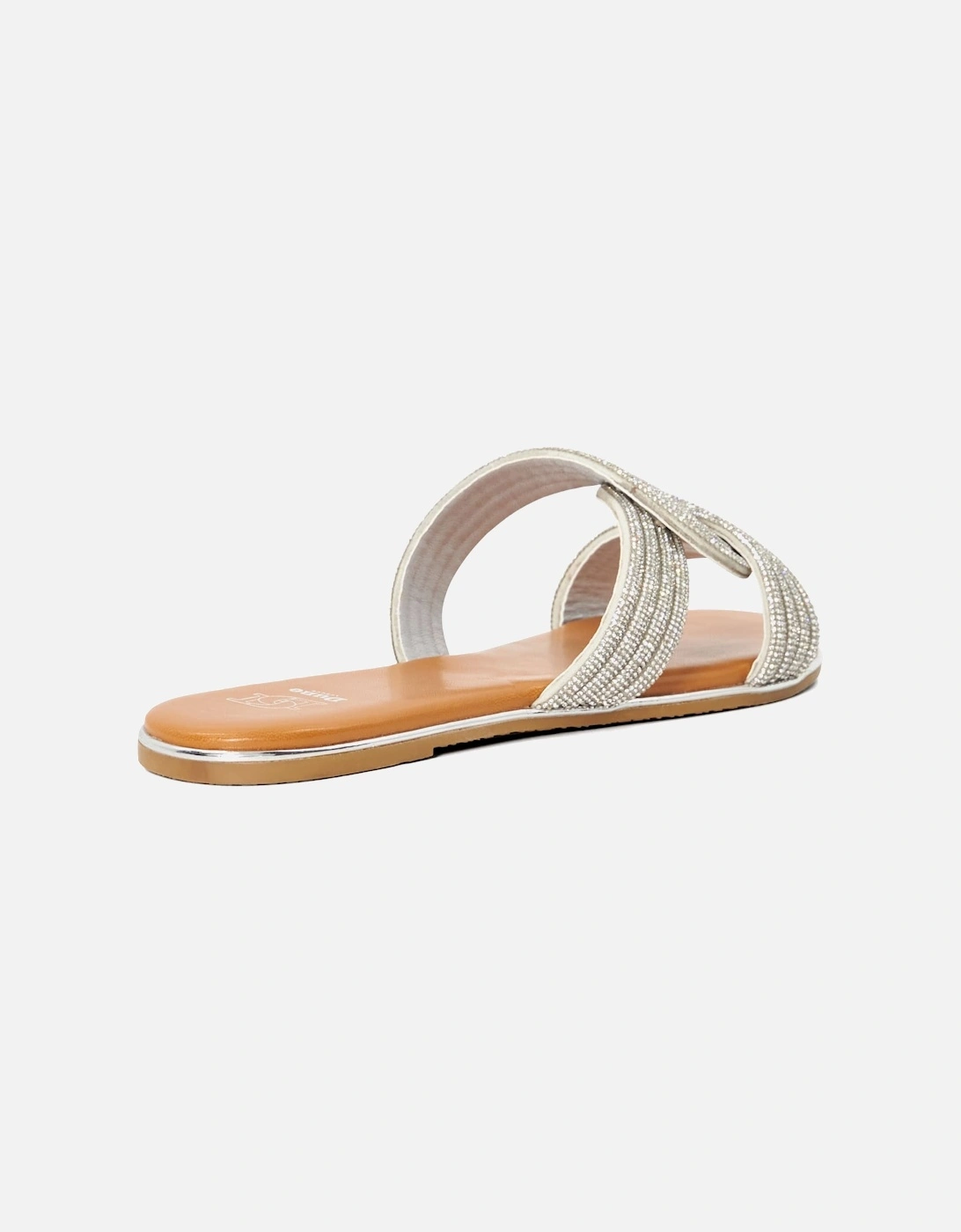 Ladies Lovey - Diamante Flat Sandal