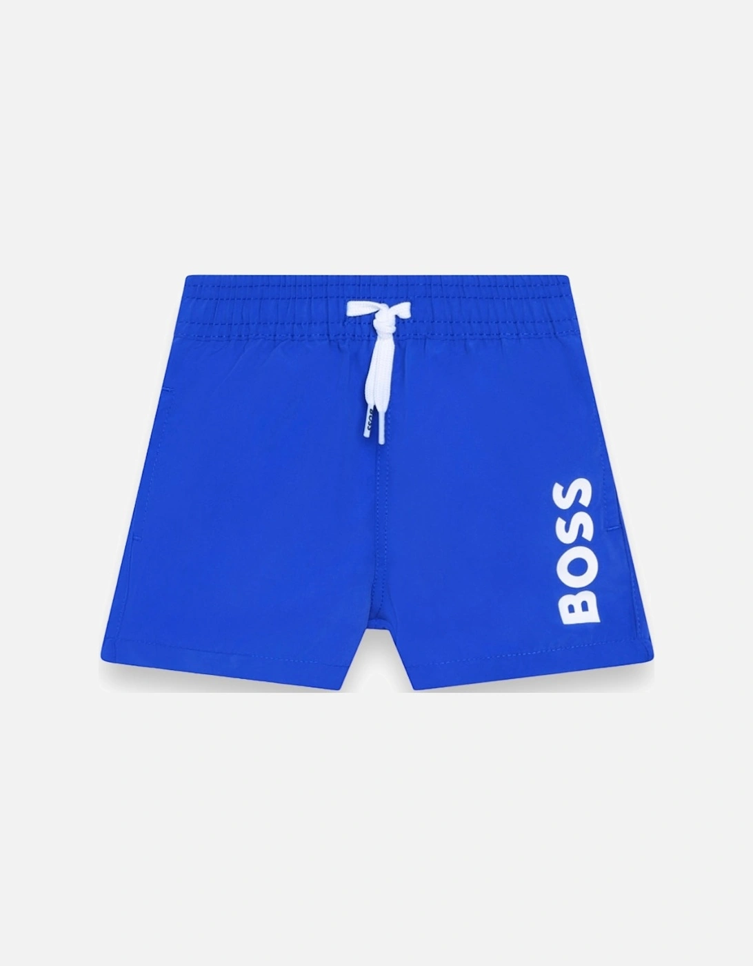 Electric Blue Logo Swim Shorts, 5 of 4