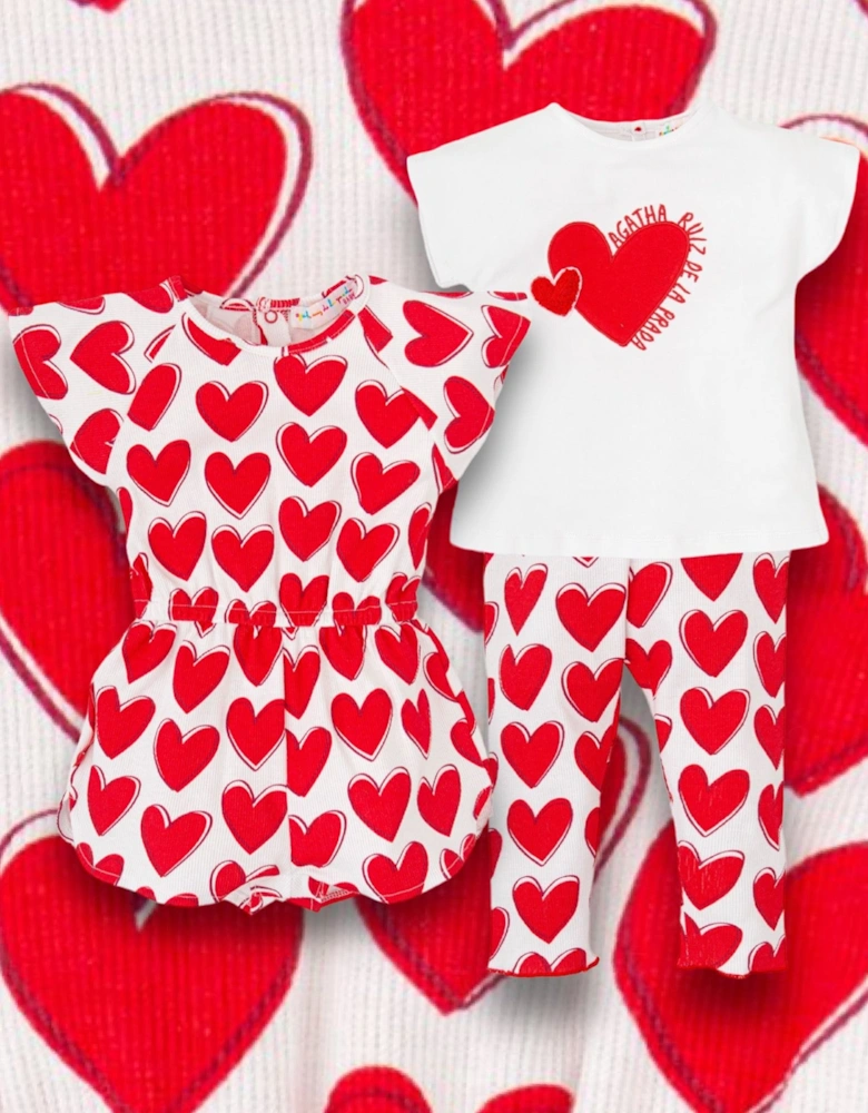 Red Heart Playsuit