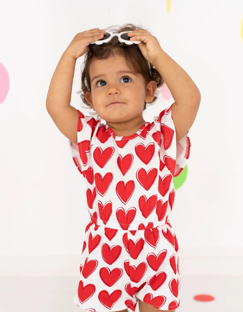 Red Heart Playsuit