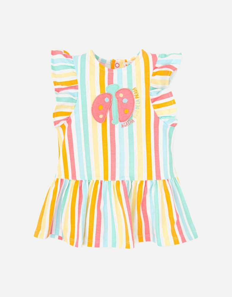 Pastel Multi Stripe Dress