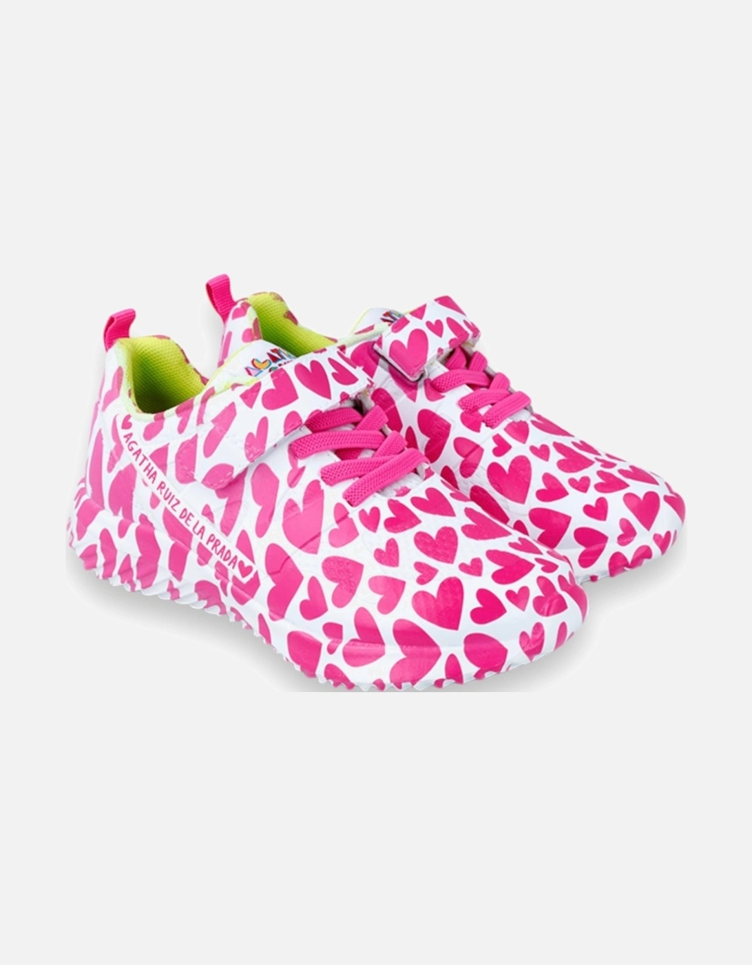 Fuchsia Heart Trainers