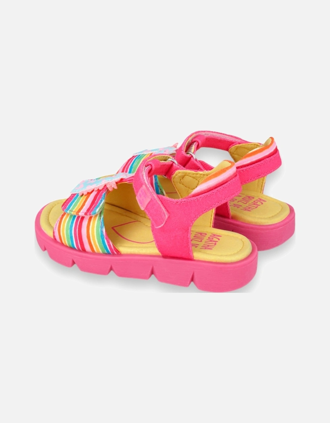 Fuchsia Unicorn Sandals