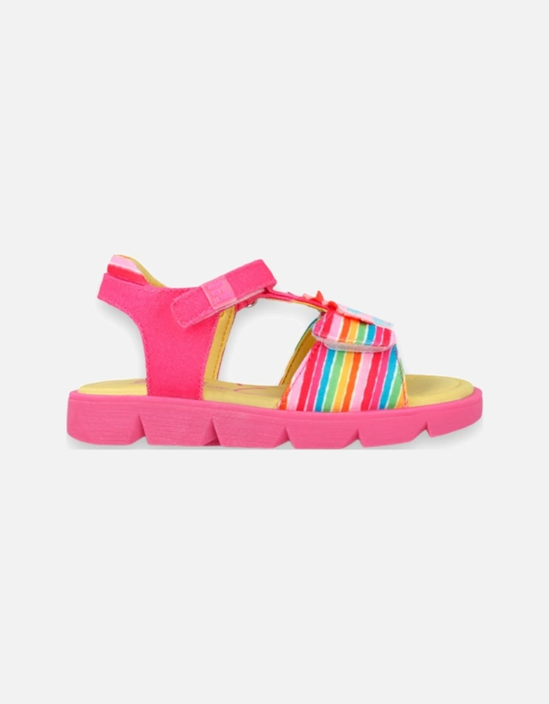 Fuchsia Unicorn Sandals