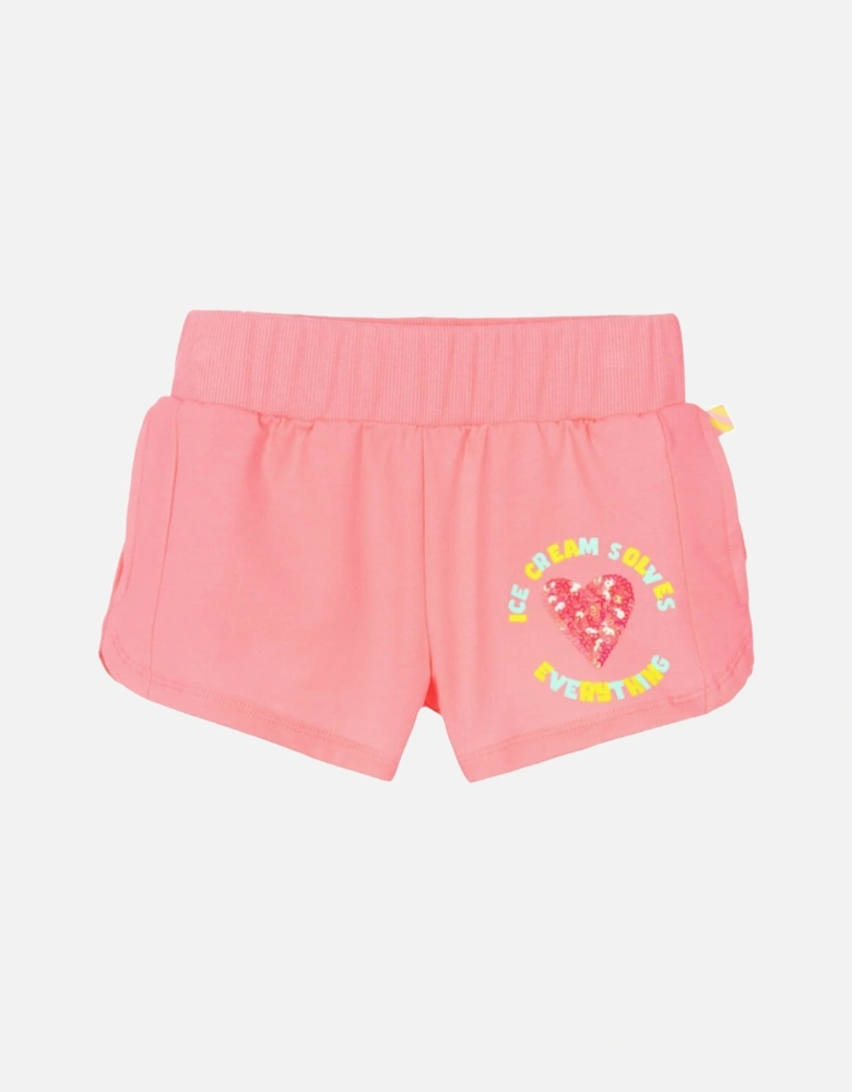 Pink Multi Jog Shorts