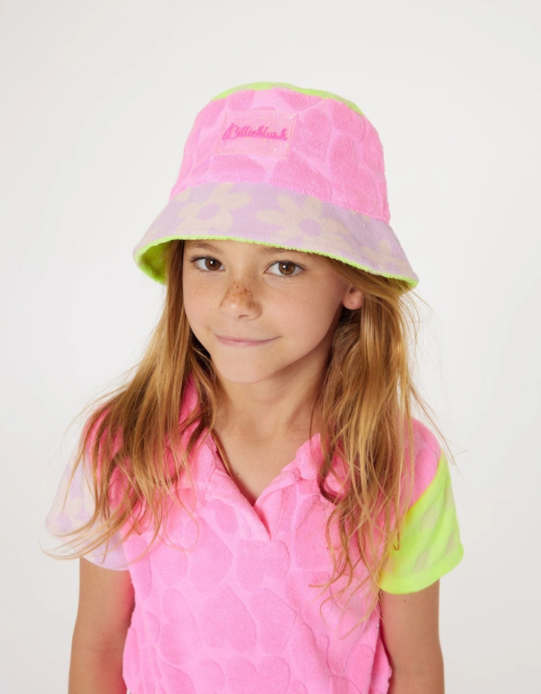 Pink Towelling Hat