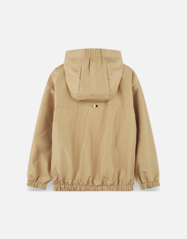 Tan Windbreaker Jacket