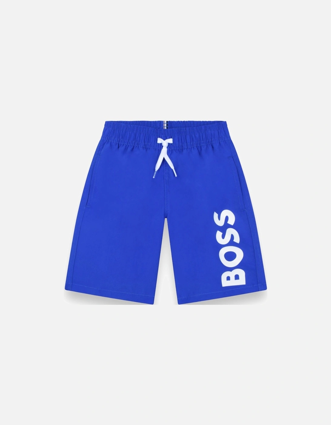 Electric Blue Logo Swim Shorts, 4 of 3