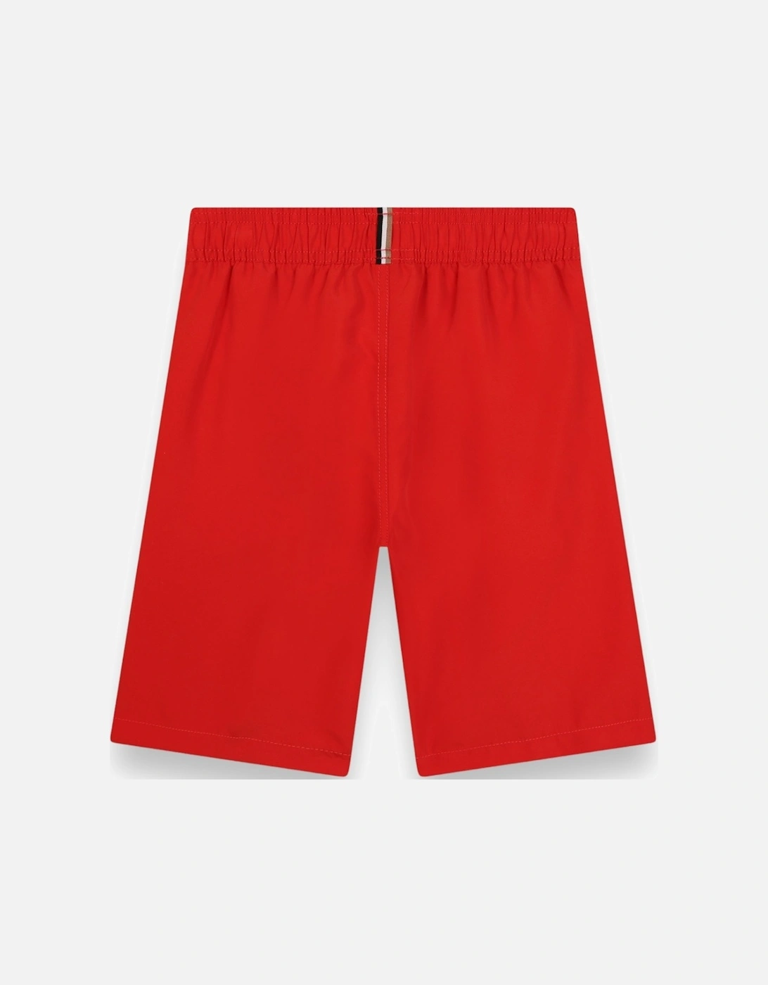 Red Logo Swim Shorts