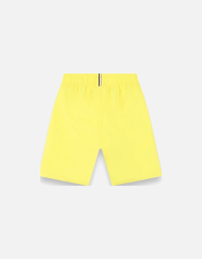 Yellow Logo Swim Shorts