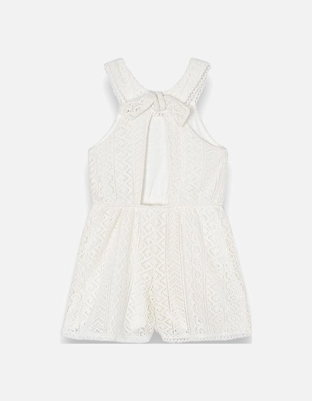 Off White Lace Playsuit, 8 of 7