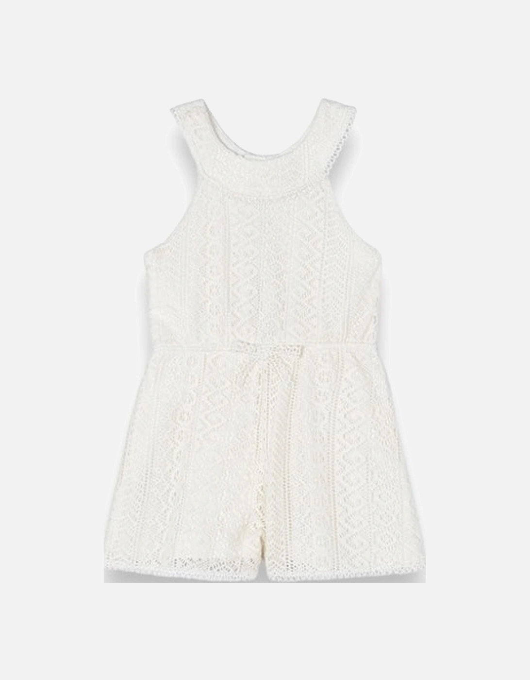Off White Lace Playsuit