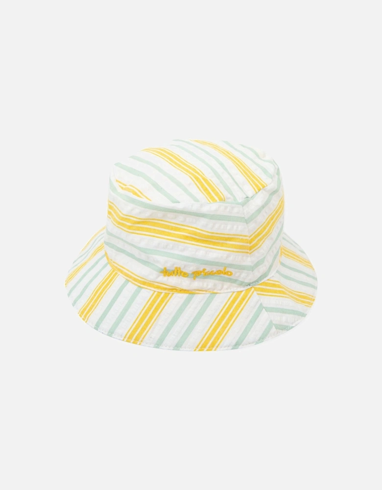 Yellow Stripe Sun Hat