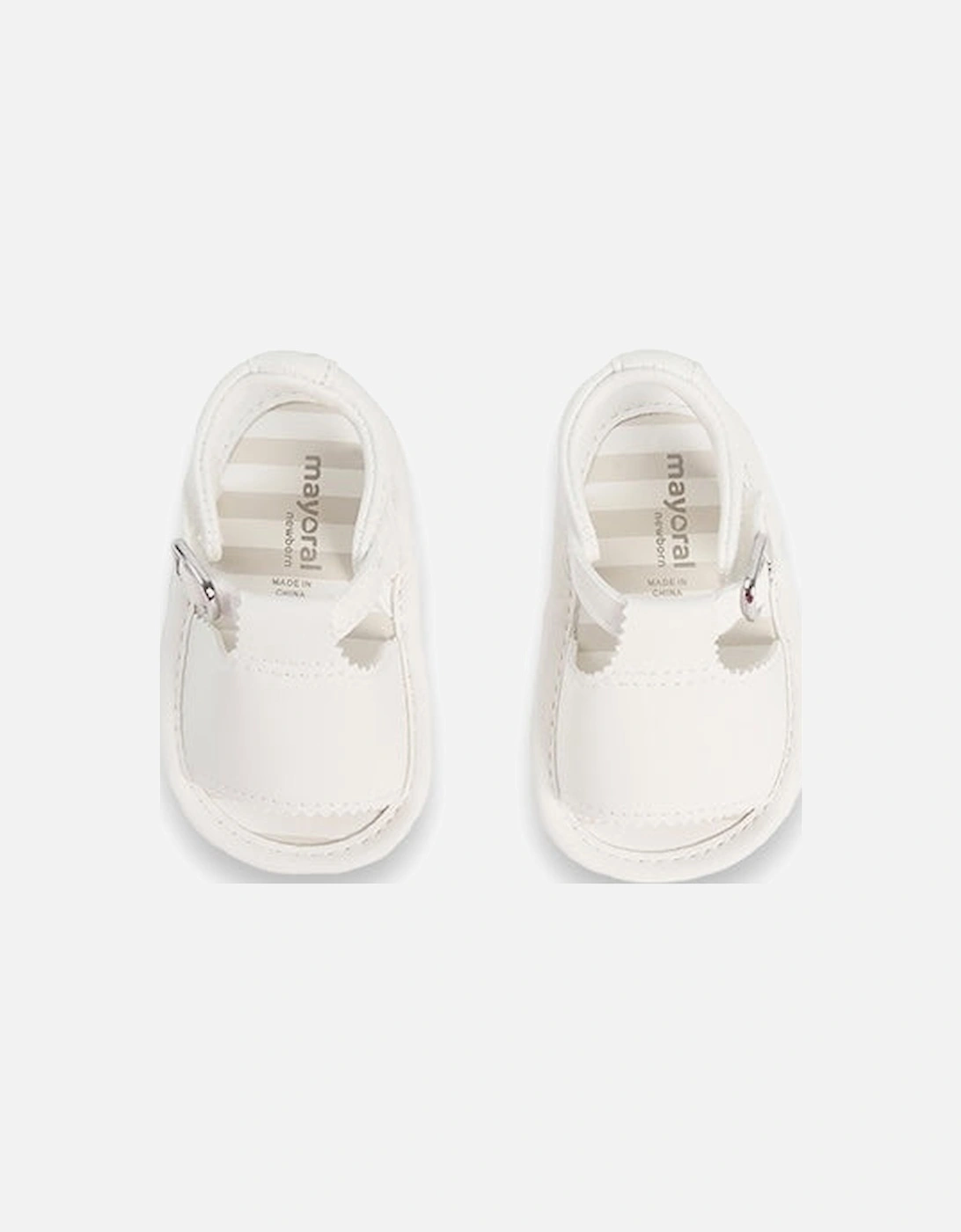 White Soft Sole Sandals, 6 of 5