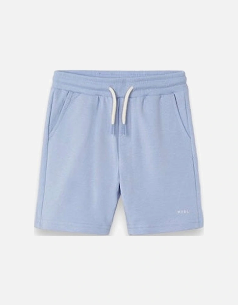 Pale Blue Jog Shorts