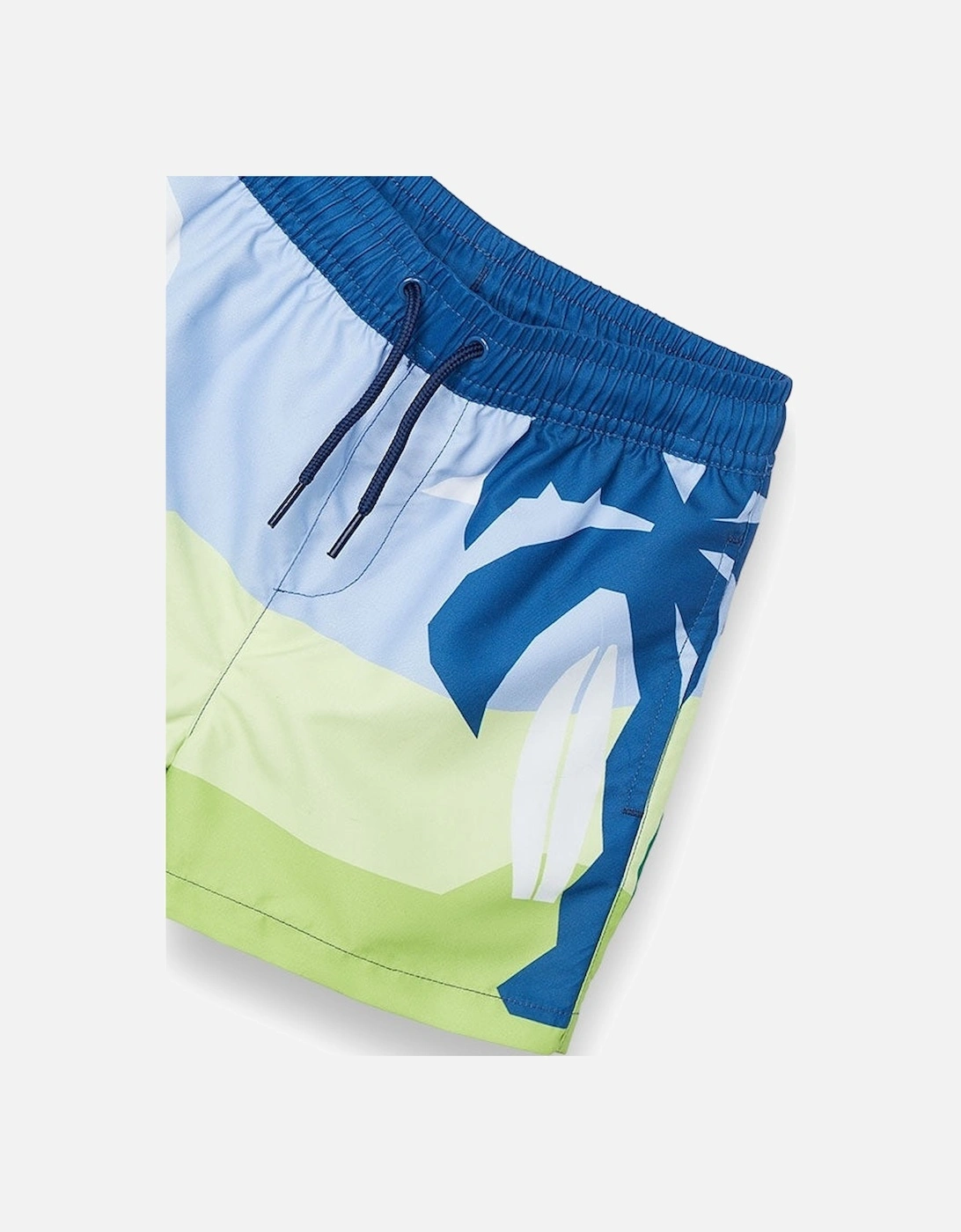 Pale Blue Multi Swim Shorts