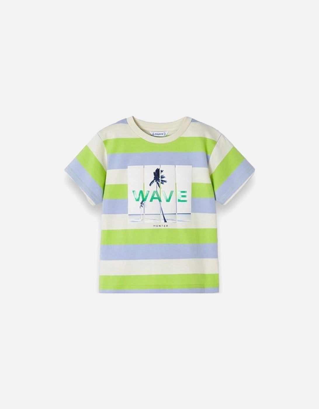 Pale Blue+Lime Stripe Top, 6 of 5